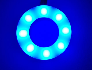 3pdt Footswitch LED Ring - Blue - Click Image to Close